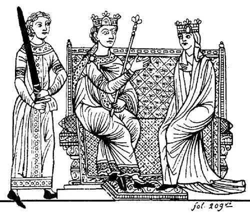 Рис 626 Соломон и царица Савская из Hortus deliciarum 45 с 235 На - фото 277