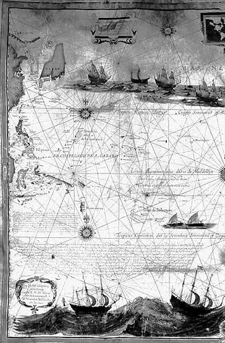 Рис 721 Левая часть карты 16221634 годов Hessel Gerritsz Mar del Sur - фото 313