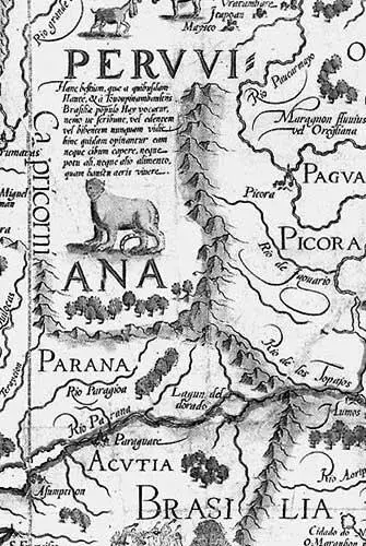 Рис 731 Фрагмент карты якобы 1596 года с названием Южной Америки как ПЕРВИ - фото 323