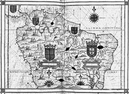Рис 732 Картапортолан якобы 1580 года Катарские то есть скифские - фото 324