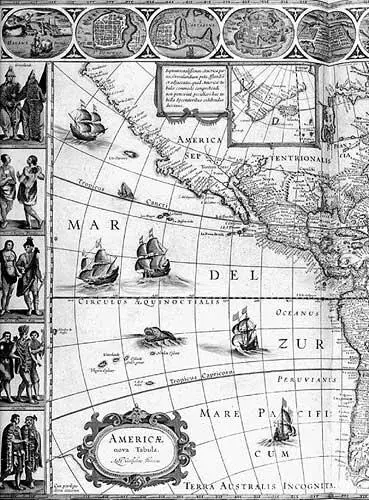 Рис 738 Фрагмент карты мира 16171640 годов Основным названием Тихого - фото 330