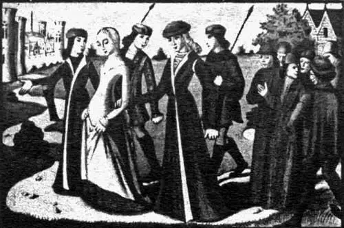 Рис 91 Жанну дАрк приводят к дофину Карлу Миниатюра якобы XV века Взято - фото 373