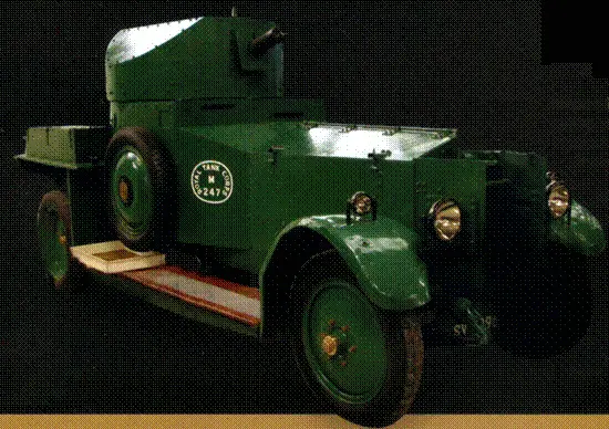 Бронеавтомобиль RollsRoyce 1920 Pattern в экспозиции Королевского танкового - фото 16