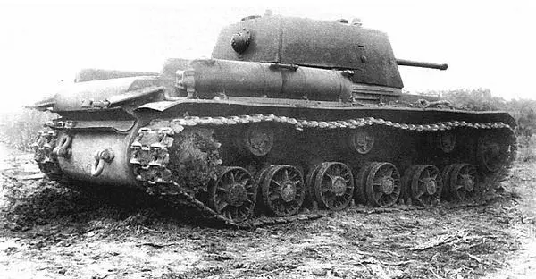 Танк КВ1 из состава 220й танковой бригады Ленинградский фронт весна 1942 - фото 120