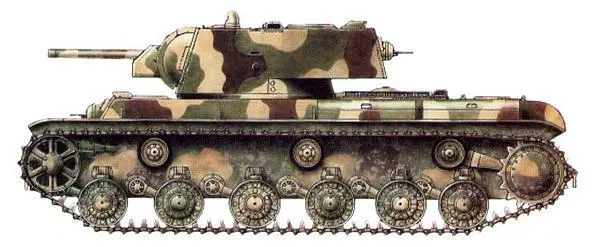 Танк КВ1 из состава 220й танковой бригады Ленинградский фронт весна 1942 - фото 121