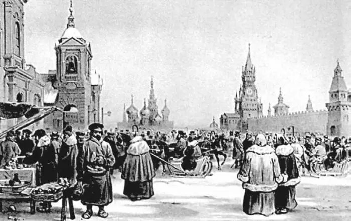 Торговля в Воскресенском проезде Литография 1840х гг Благодаря этой тюрьме - фото 20