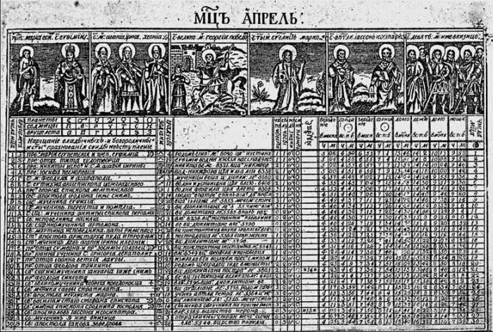 Лист Брюсова календаря 1709 года с предсказаниями влияния Луны В 1989 году - фото 150