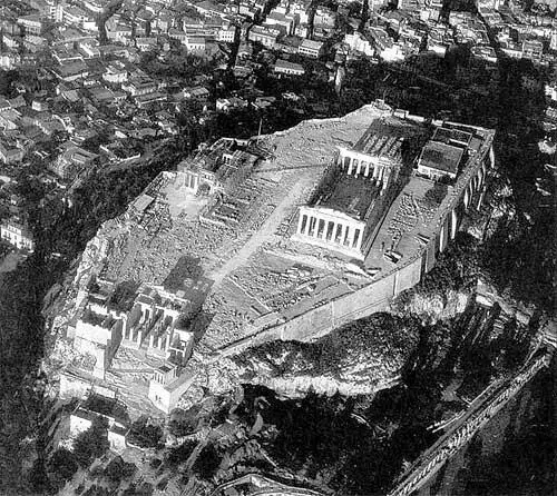 Рис 151 Современный вид Акрополя сверху Хорошо видно что оставленные - фото 51