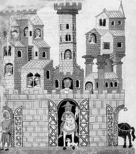 Рис 513 Миниатюра Вид города Трои из книги Диктиса Критского De bello - фото 243