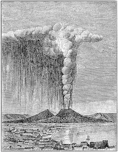 Рис 74 Гравюра изображающая извержение Везувия 1822 года Взято из 544 - фото 330