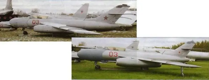 Истребительперехватчик Як25 до и после обновления окраски В 2013 г музей - фото 19