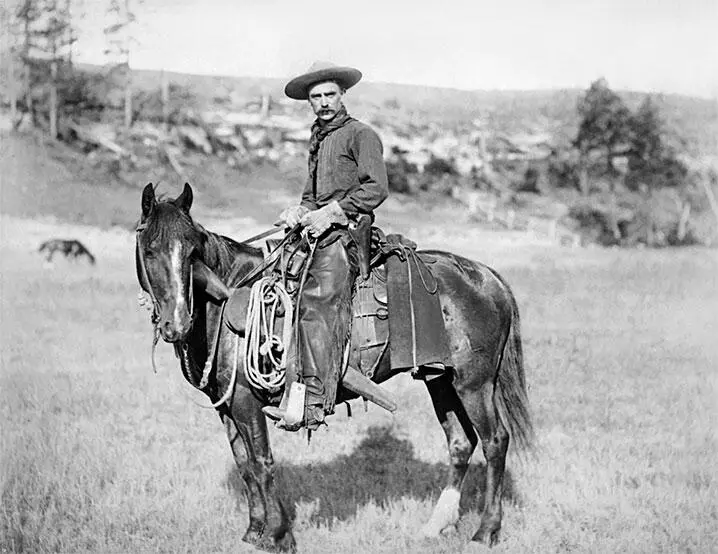 Ковбой 1888 г Ковбой Худ Ф Ремингтон Ковбой Cowboy Конный пастух - фото 99
