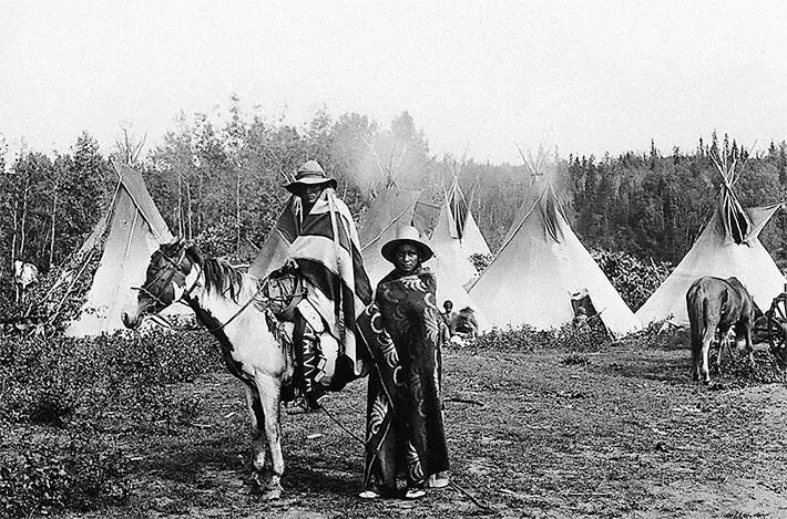 Лагерь равнинных кри Кри равнинные Cree Plains Кочевое алгонкиноязычное - фото 111