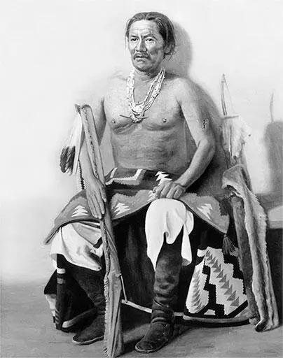 Вождь навахо Мануэлито Мануэлито Manuelito Навахо Родился ок 1819 г на - фото 148