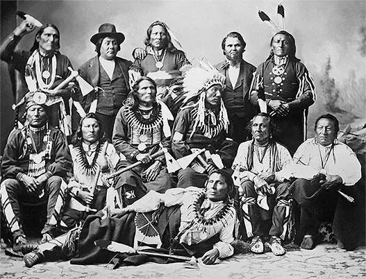 Вожди племени понка Понка Ponca По мнению Лафлеша некоторые данные - фото 189