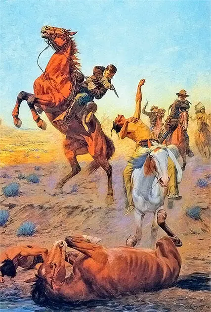 Смертельная схватка Худ Ч Шрейвогель Кавалеристы Худ Г Вон Шмидт - фото 332