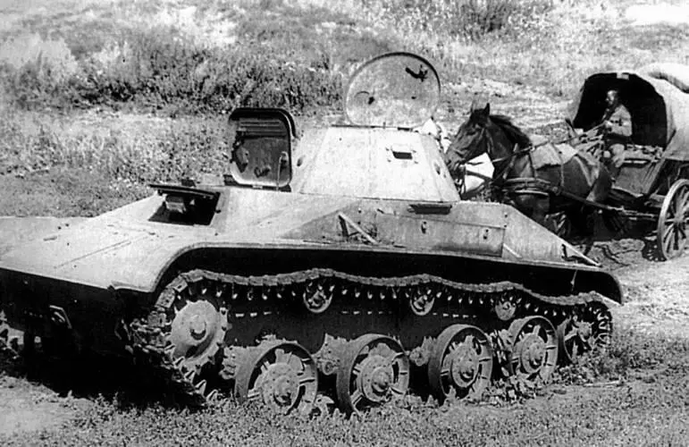 Брошенный Т60 в районе Липологовского август 1942 г Он мог принадлежать - фото 20