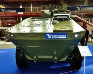 Сербский многоцелевой бронетранспортер нового поколения Lazar 2 8x8 звезда - фото 100