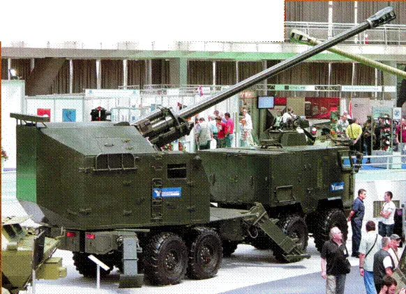 155мм самоходная гаубица NORA 2 Бронированная 122мм самоходная гаубица - фото 103