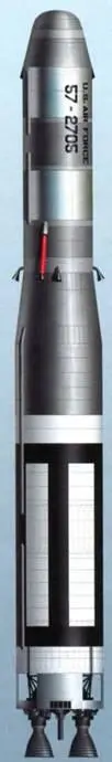 Опытный образец ракеты Titan I Ракета Titan I с ГЧ Mk4 Ракета Titan II с - фото 129
