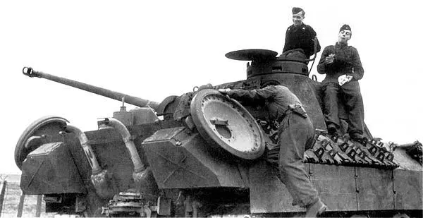 Танк Пантера AusfD из состава 10й танковой дивизии Франция осень 1943 - фото 42
