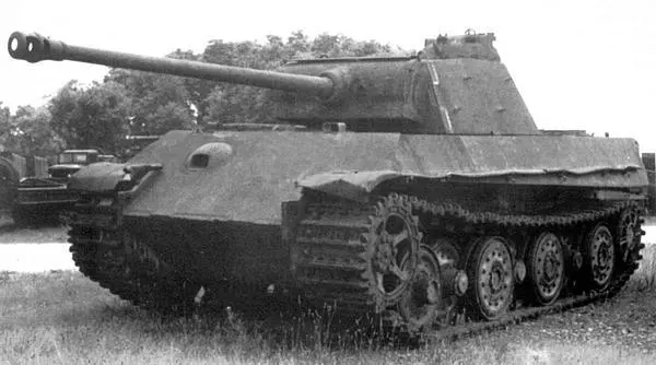 Танк Пантера II с башней от Пантеры AusfG на Абердинском полигоне вид с - фото 75