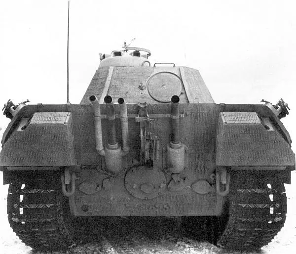 Танк Пантера AusfА изготовленный фирмой MAN в феврале 1944 года вид сзади - фото 97