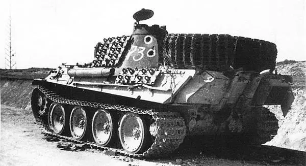 Оставленная на дороге Пантера AusfG 3й Украинский фронт март 1945 года - фото 128