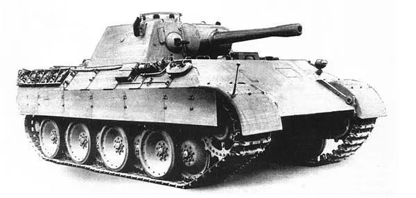 Макетный образец PzBeobWgPanther изготовленный на шасси Пантеры AusfD - фото 156