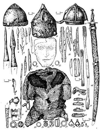Рис 102 Старинное железное ордынское забрало XIVXVI веков именуемое сегодня - фото 110
