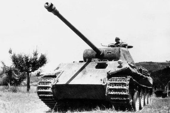 Немецкий тяжелый танк PzV AusfD Пантера 8 июля на участке Сырцево - фото 104