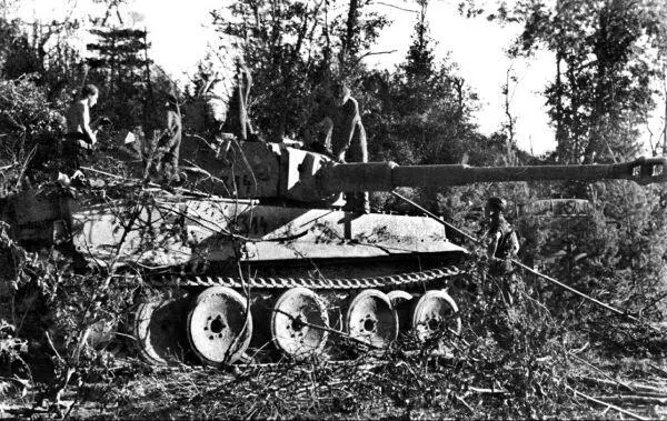 Экипаж одного из тигров 502го тяжелого танкового батальона маскирует свой - фото 28
