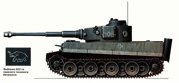 PzVI Tiger AusfH1 502й тяжёлый танковый батальон Восточный фронт район - фото 82