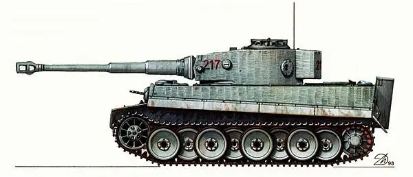 PzVI Tiger AusfH1 502й тяжёлый танковый батальон Восточный фронт зима - фото 84
