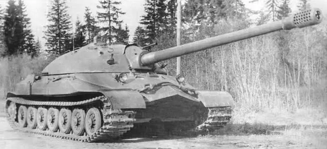 Танк ИС7 образца 1947 г машина 1 на заводских испытаниях Октябрь 1947 г - фото 122