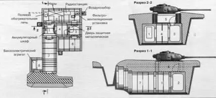 Сооружение УФС5 из элементов УЭ с танковой башней Т44М Т5455 I - фото 63