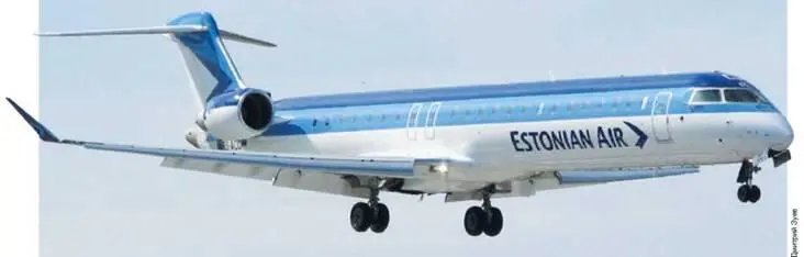 В 2011 г Estonian Air приобрела в собственность три новых реактивных - фото 63
