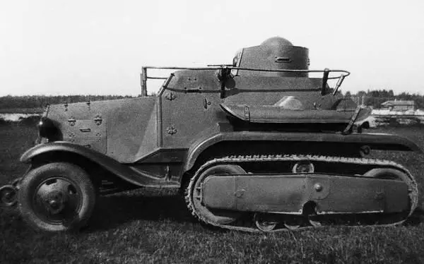 БА30 во время испытаний на НИБТ полигоне вид слева Июнь 1937 года На заднем - фото 145