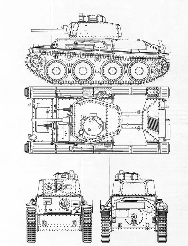 Pz 38 t AusfG Чертеж выполнил В Мальгинов AusfG После нападения - фото 63