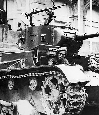Танк Т26 обр 1933 г из состава Республиканской армии Испания 1937 год В - фото 37