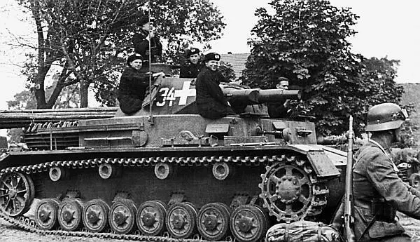 PzIV AusfA 1я танковая дивизия Польша сентябрь 1939 года Бездействие - фото 59