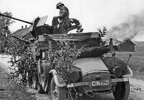 20мм автоматическая зенитная пушка на шасси автомобиля Krupp Protze Восточный - фото 74