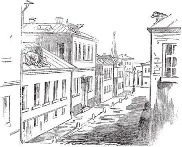 Новый способ охранять имущество от воров кар из журн Развлечение 1864 - фото 178