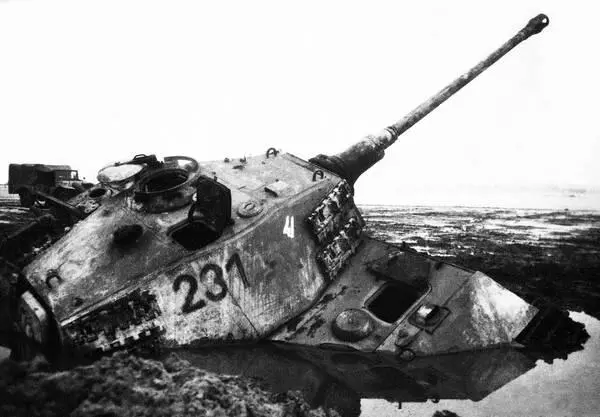 Застрявший и брошенный экипажем PzVI AusfB Königstiger из состава 509го - фото 66