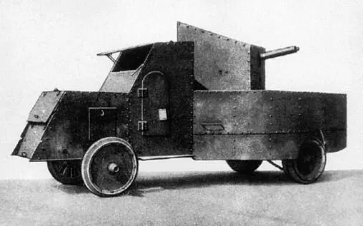 Общий вид бронированного грузовика Паккард АСКМ 11 февраля 1915 года - фото 30