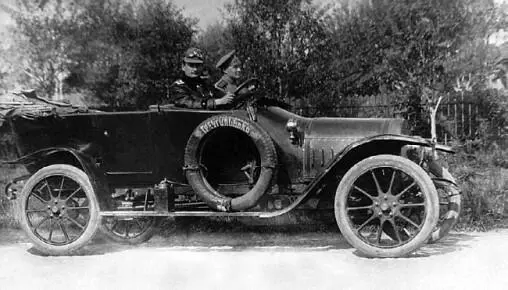 Легковой автомобиль Тальбот одного из автопулеметных взводов 1916 год - фото 53