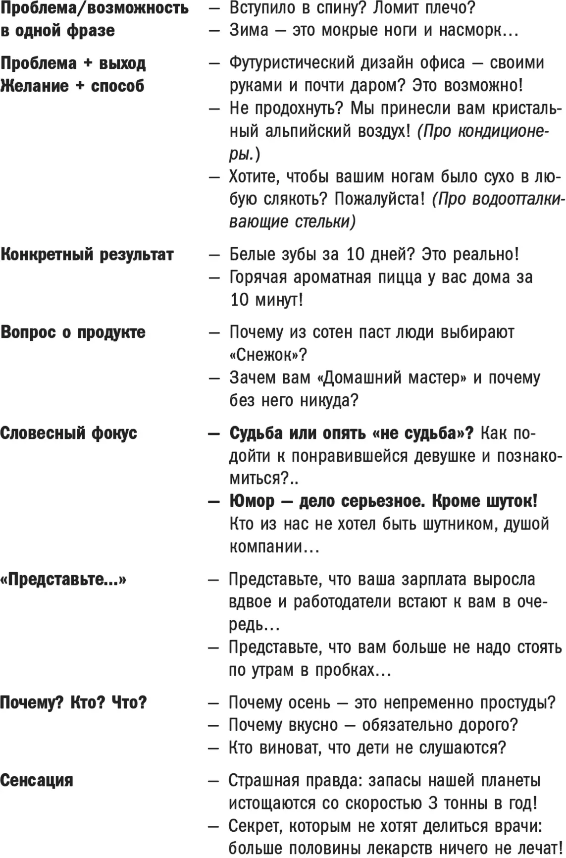 Первые три варианта по существу резюме идущих за зацепкой обещания и - фото 37