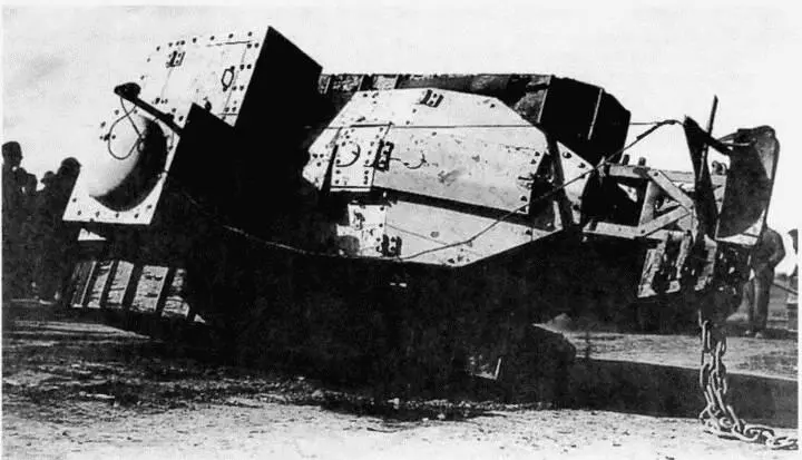 Опрокинутый Рено TSF испанской танковой роты Северное Марокко 1925 год На - фото 42