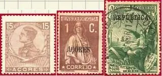 Почтовые марки Азорских овов АЗОРСКИЕ ОСТРОВА Açores ова в - фото 19