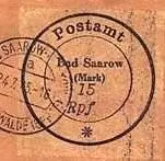Почтовая марка БадСаарова БАЗЕЛЬBasel кантон Швейцарии Вып в 1845 - фото 70